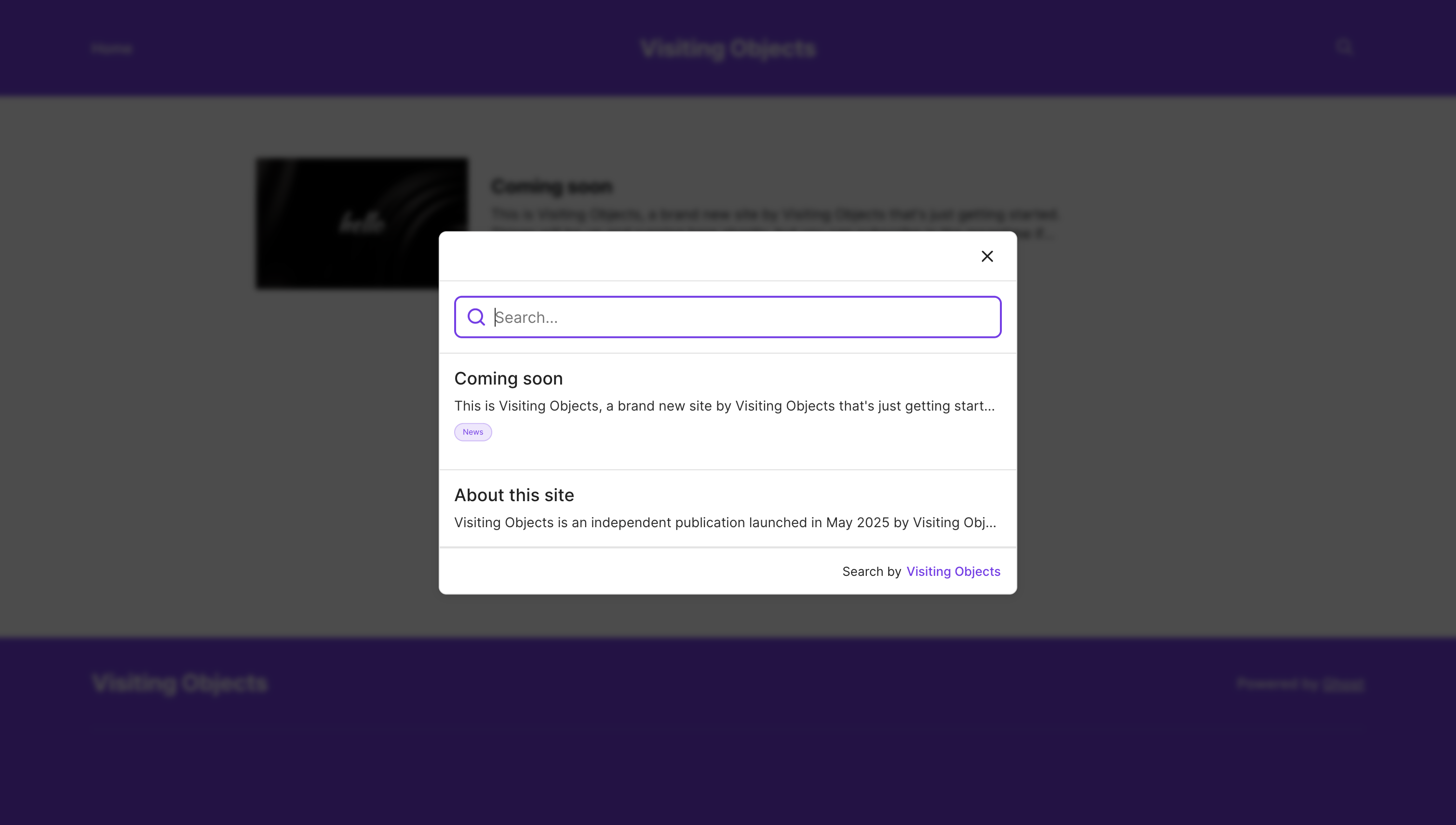 Final verification step showing search functionality in action